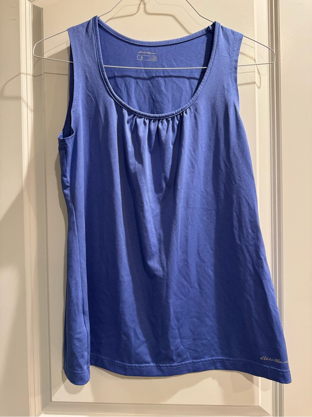 Eddie Bauer Scoop Neck Sleeveless Tank in Periwinkle Blue
